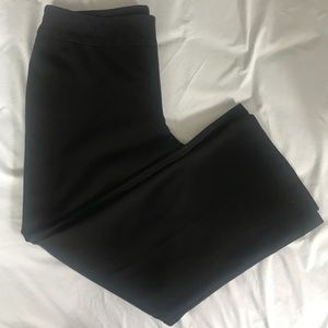 Dressbarn Black Pant with wide Waistband Feature